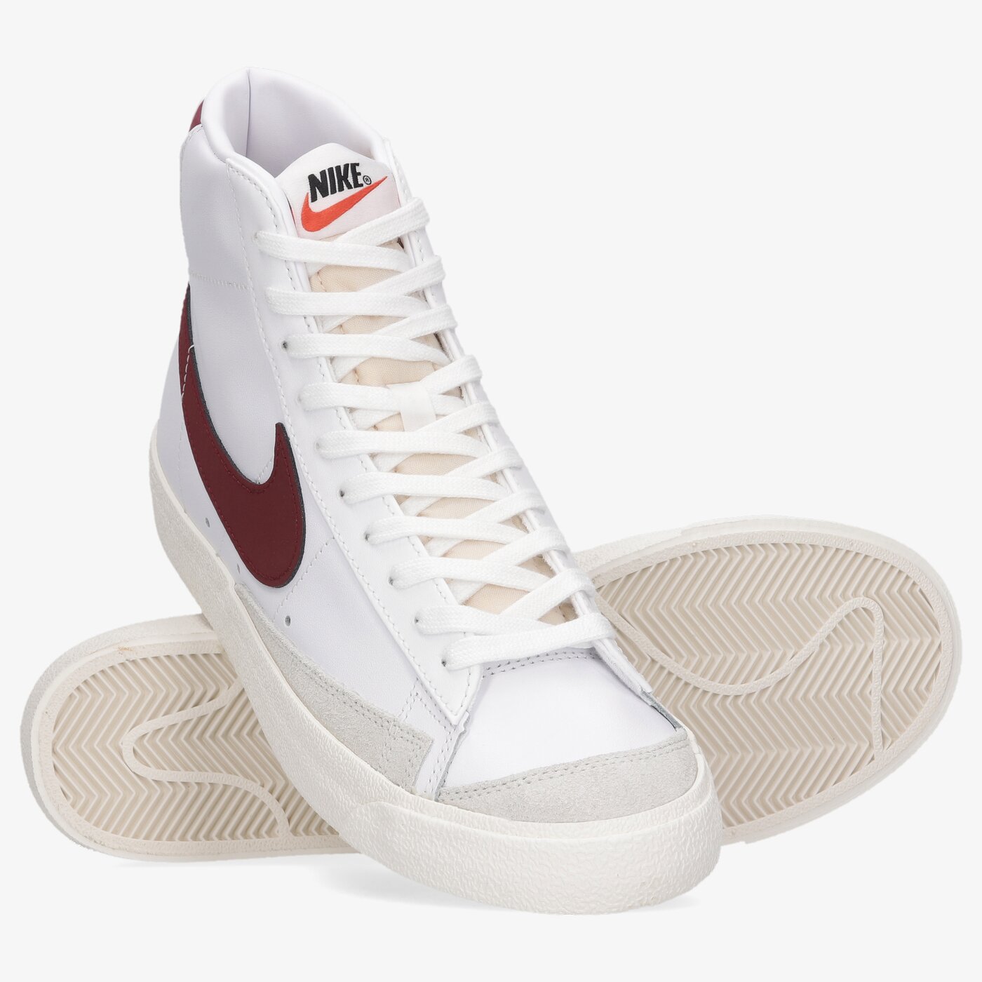 Мъжки маратонки NIKE BLAZER MID '77 VINTAGE bq6806-111 цвят бял