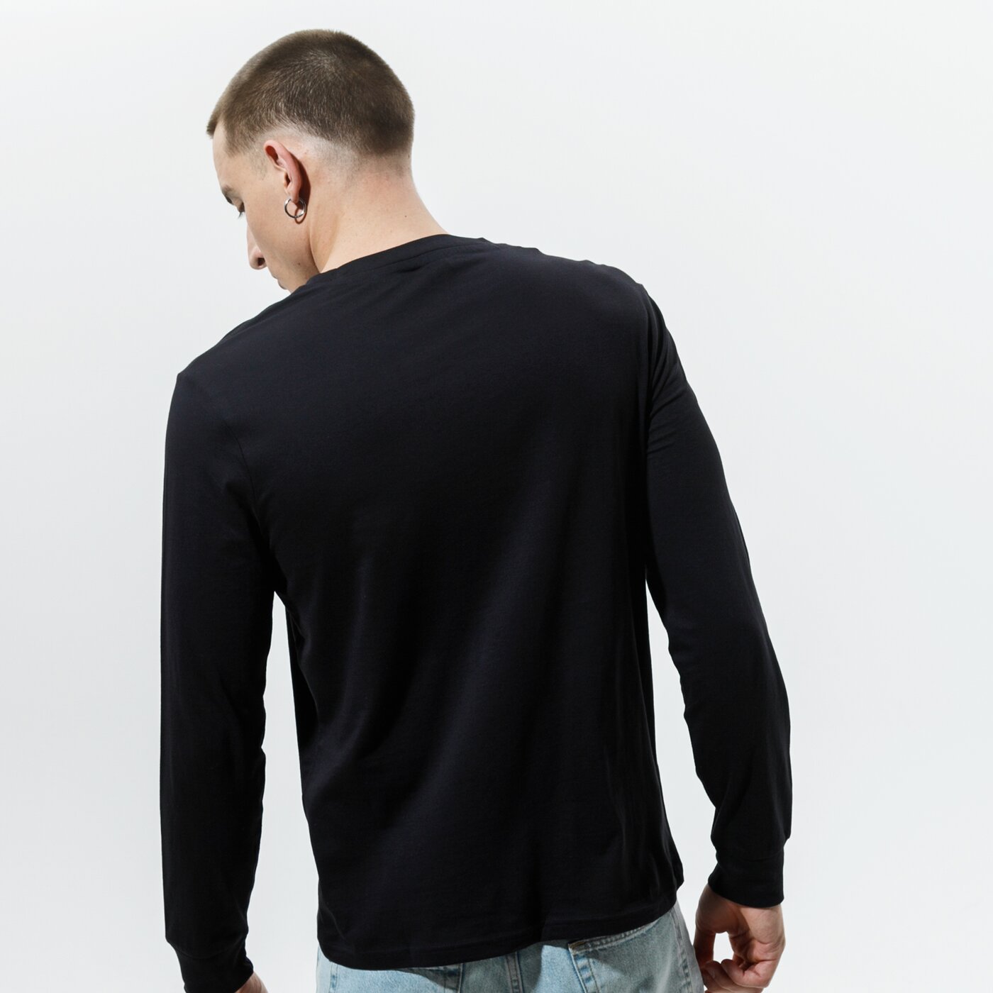 Мъжка тениска CHAMPION ТЕНИСКА LONG SLEEVE ТЕНИСКА 214157kk001 цвят черен