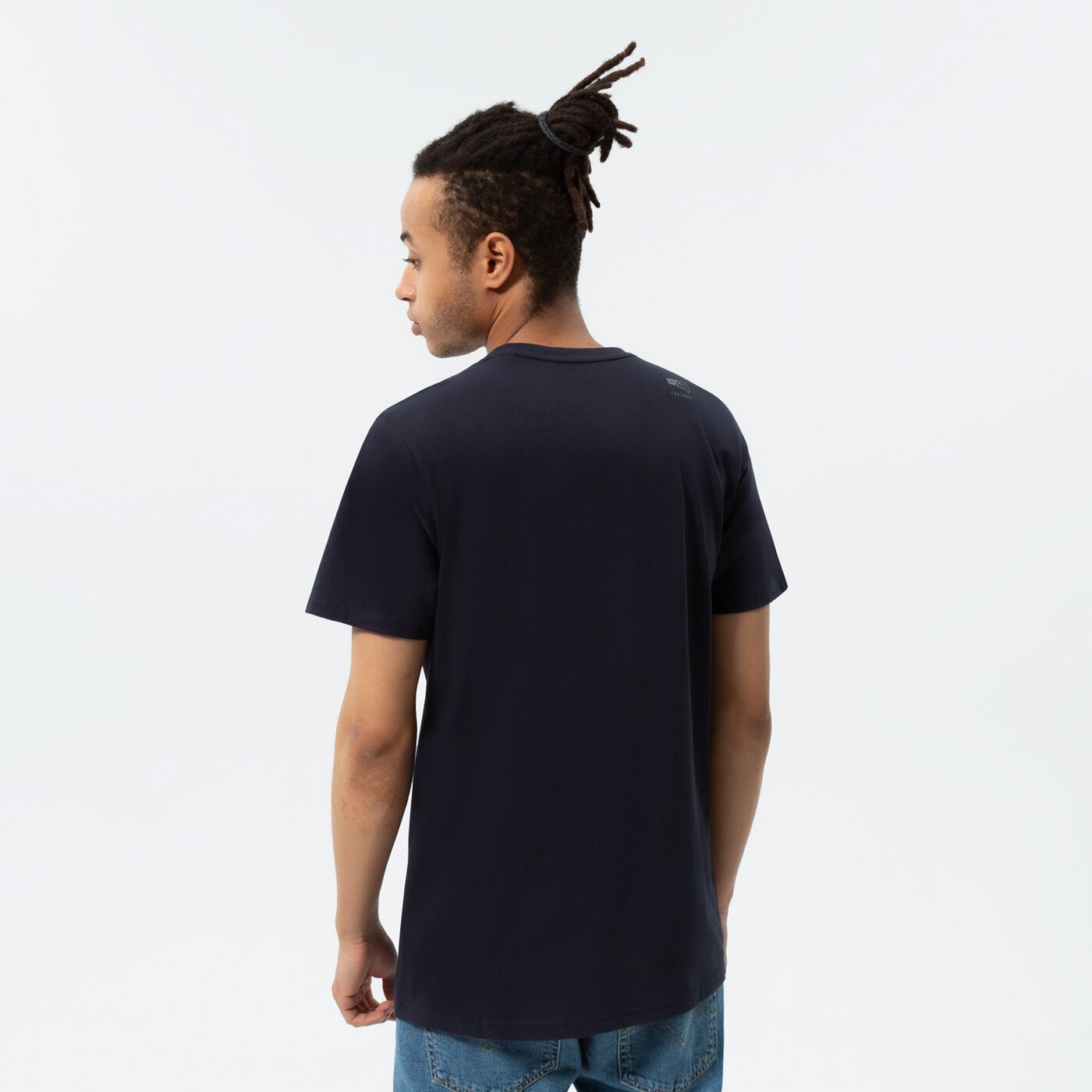 Мъжка тениска CONFRONT ТЕНИСКА CONTRAST PRINT cf122tsm71002 цвят черен