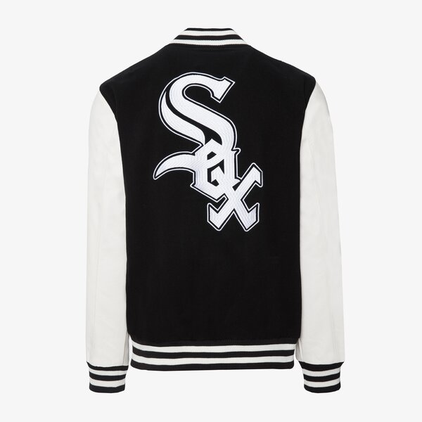 Мъжко преходно яке NEW ERA ЯКЕ HERITAGE VARSITY SOX CHICAGO WHITE SOX 60332222 цвят черен