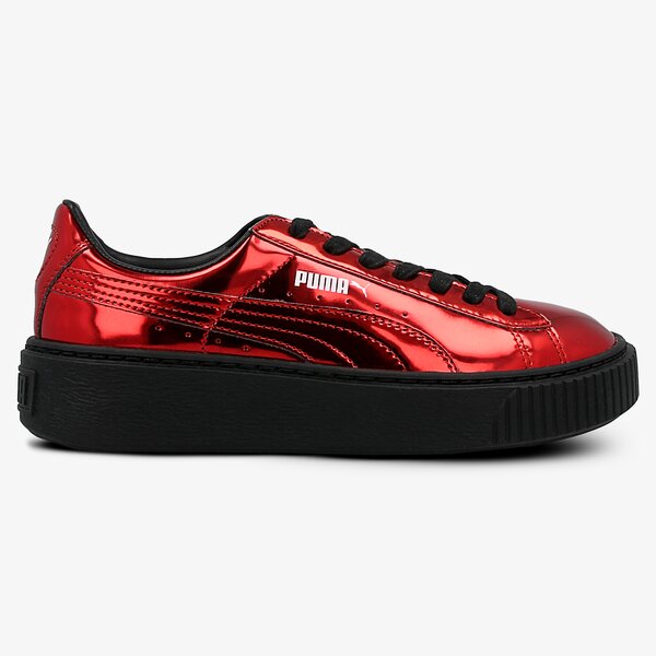 PUMA BASKET PLATFORM METALLIC HIGH 32633905 цвят червен