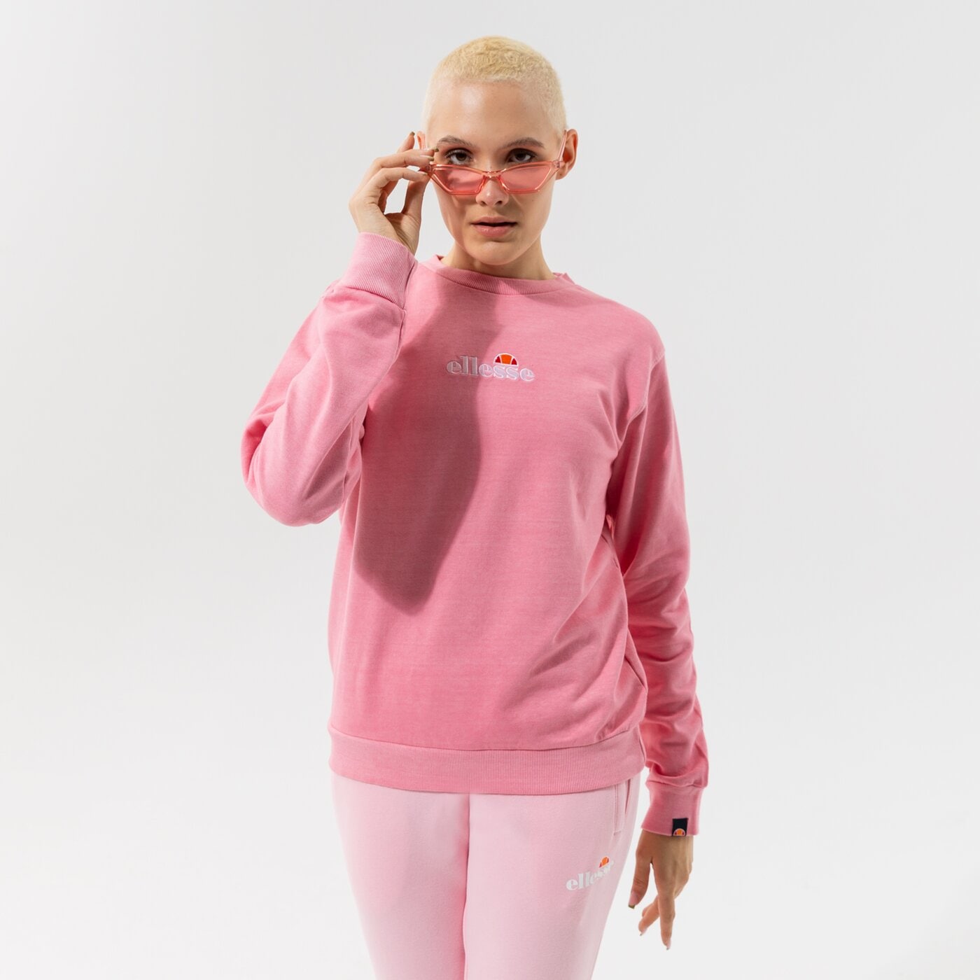 Дамски суичър ELLESSE СУИТЧЪР SAPPAN SWEATSHIRT PINK sgk13149814 цвят розов