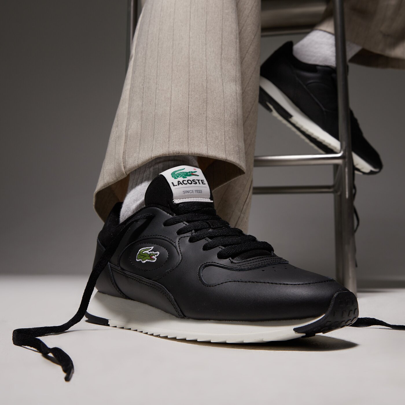 Мъжки маратонки LACOSTE LINETRACK 2231 SMA 746sma0012454 цвят черен