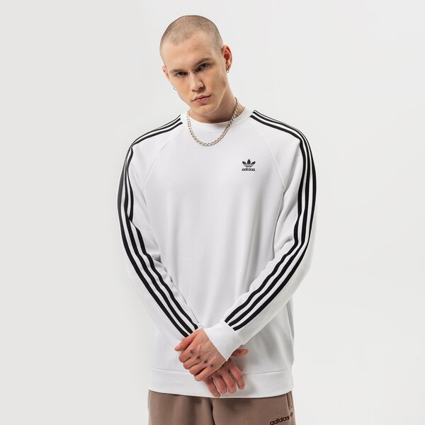 Мъжки суичър ADIDAS СУИТЧЪР 3-STRIPES CREW he9483 цвят бял