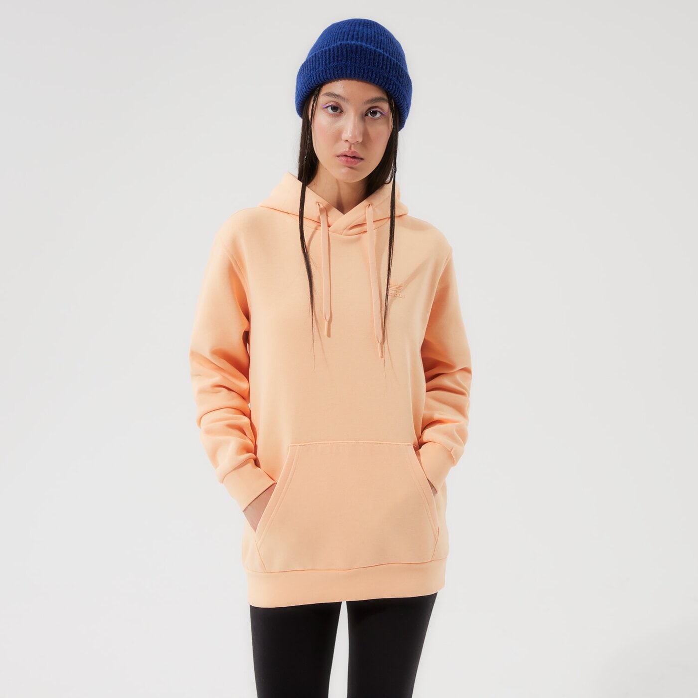 Дамски суичър ADIDAS СУИТЧЪР С КАЧУЛКА MM TREF FB OH h09144 цвят оранжев