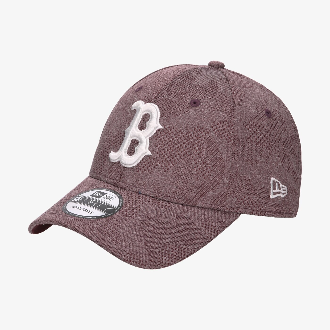 Дамска шапка с козирка NEW ERA ШАПКА ENGINEERED PLUS 9FORTY BOSRED MRNWHI 12040600 цвят бордо