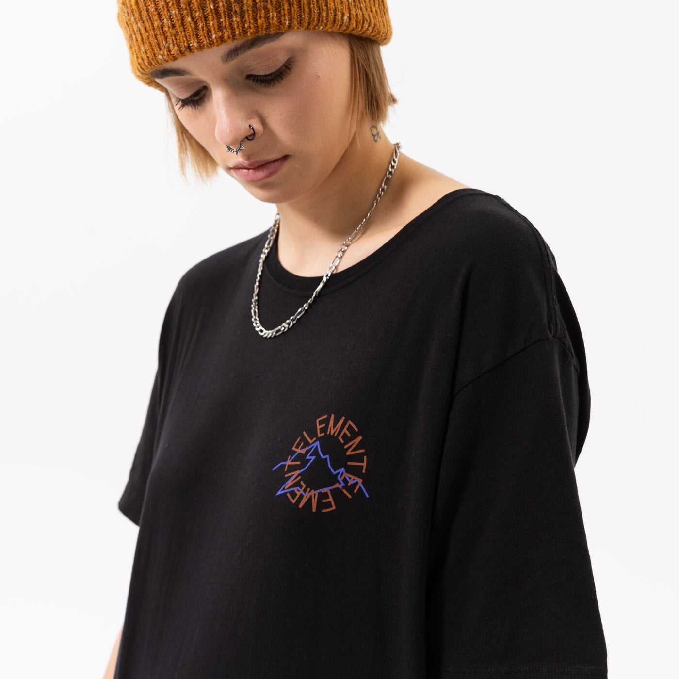 Дамска тениска ELEMENT ТЕНИСКА GLACIER f3ssc3-3732 цвят черен