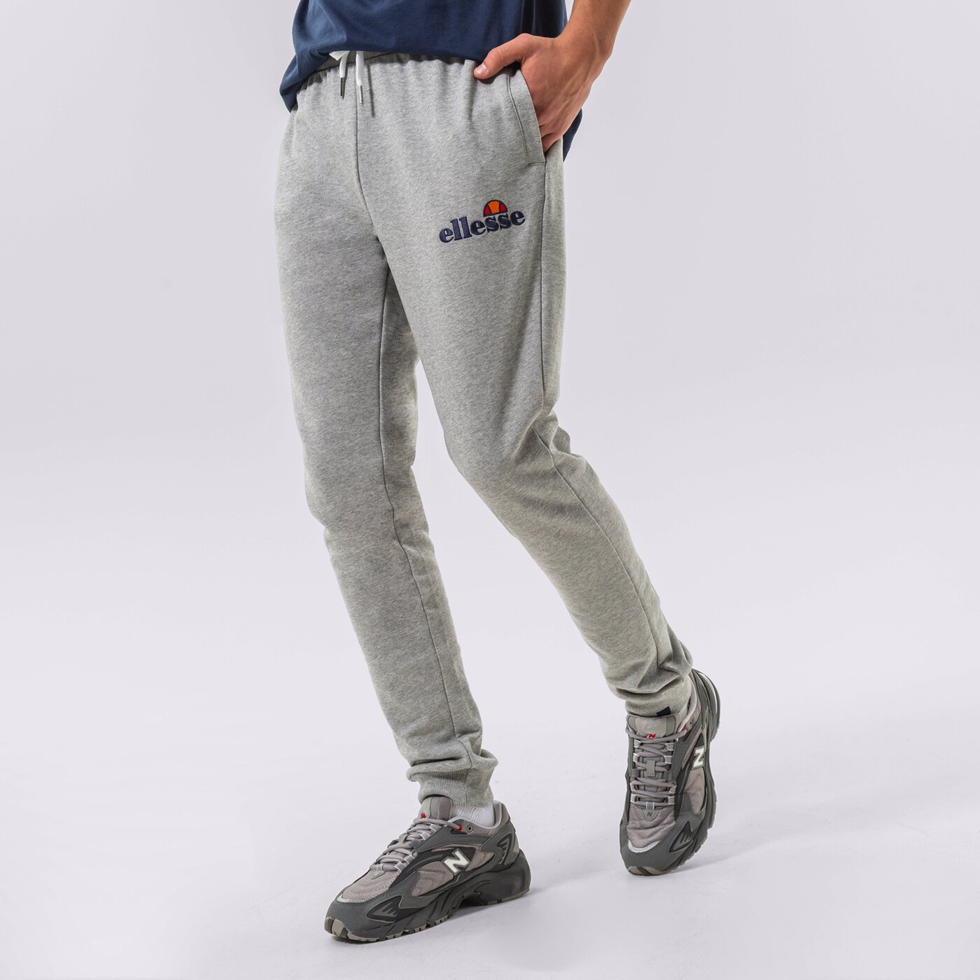 Мъжки панталони ELLESSE ПАНТАЛОНИ NIORO GREY shs08783112 цвят сив