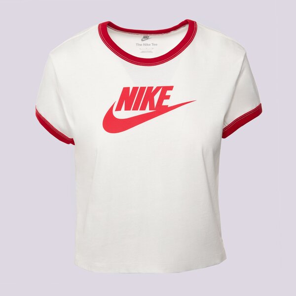 Дамска тениска NIKE ТЕНИСКА W NSW SS RINGER TEE VNTG RUN if4072-133 цвят кремав