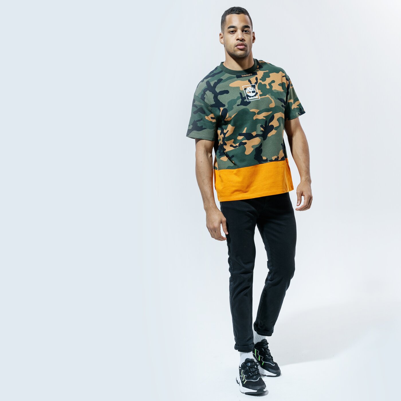 Мъжка тениска TIMBERLAND ТЕНИСКА YC SS CAMO TEE tb0a2ag7ap91 цвят многоцветен