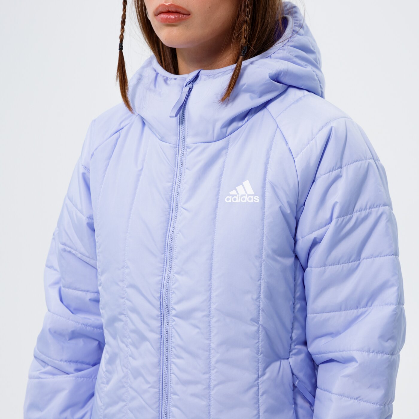 Дамско зимно яке ADIDAS ЯКЕ W ITAVIC L HO J gt1693 цвят син