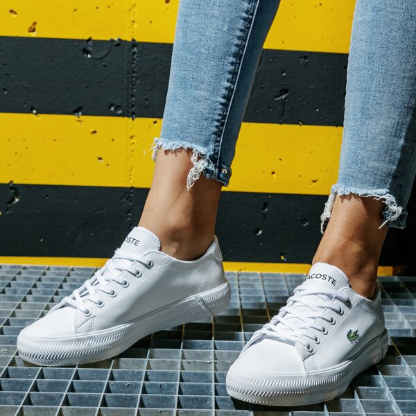 Детски маратонки LACOSTE GRIPSHOT 0120 2 CUJ 740cuj000621g цвят бял