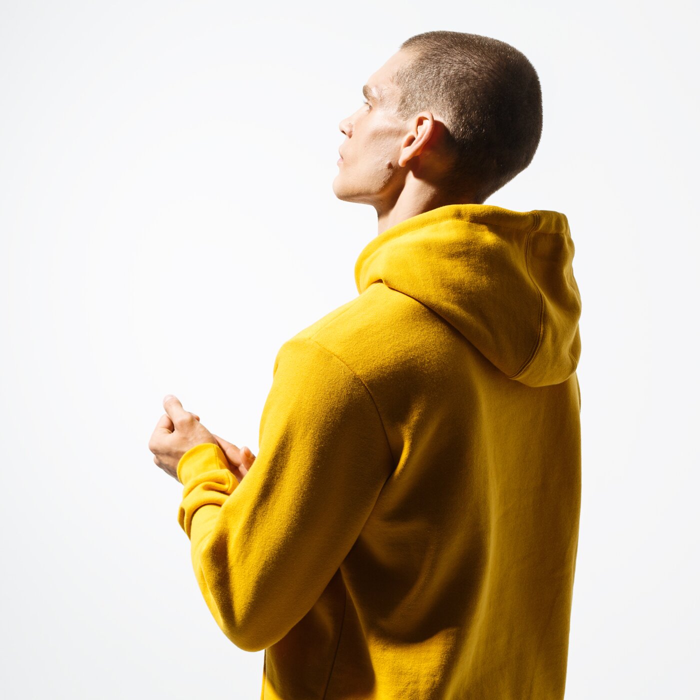 Мъжки суичър CONFRONT СУИТЧЪР ESSENTIAL YLW HOODY  cf39blm38001 цвят жълт