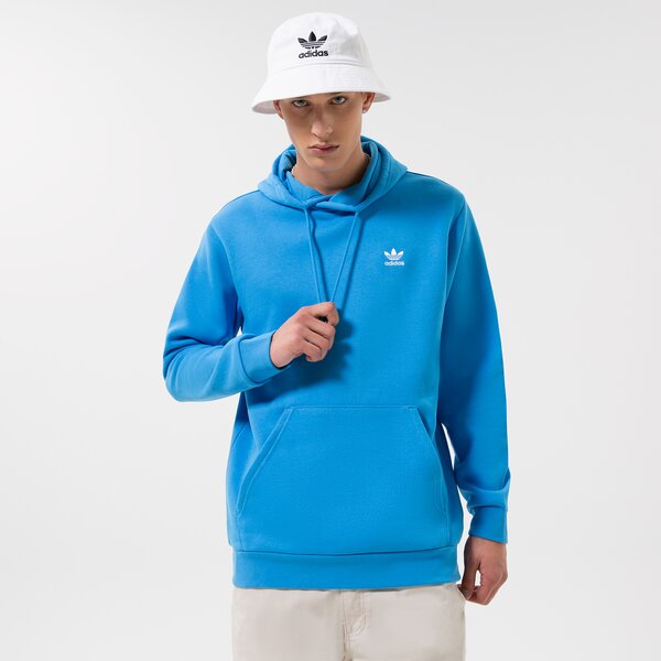 Мъжки суичър ADIDAS СУИТЧЪР С КАЧУЛКА ESSENTIAL HOODY hk0098 цвят син
