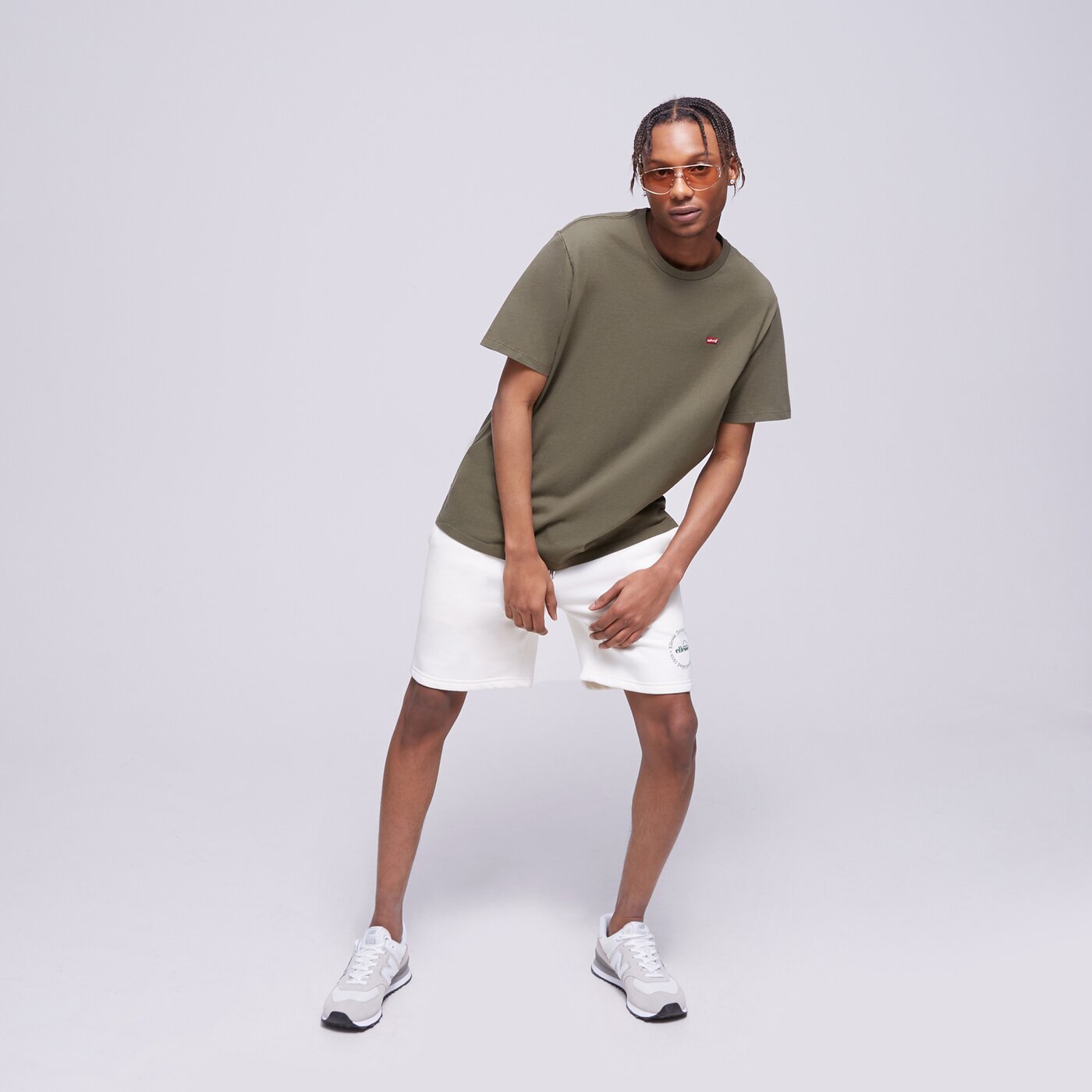 Мъжка тениска LEVI'S ТЕНИСКА SS ORIGINAL HM TEE 56605-0021 цвят каки