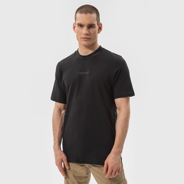 Мъжка тениска ADIDAS ТЕНИСКА TREFOIL LINEAR RIB TEE hm2660 цвят черен