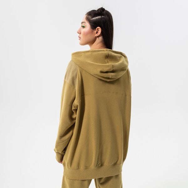 Дамски суичър NIKE СУИТЧЪР С КАЧУЛКА W NSW AIR FLC HOODIE dm6059-769 цвят горчица