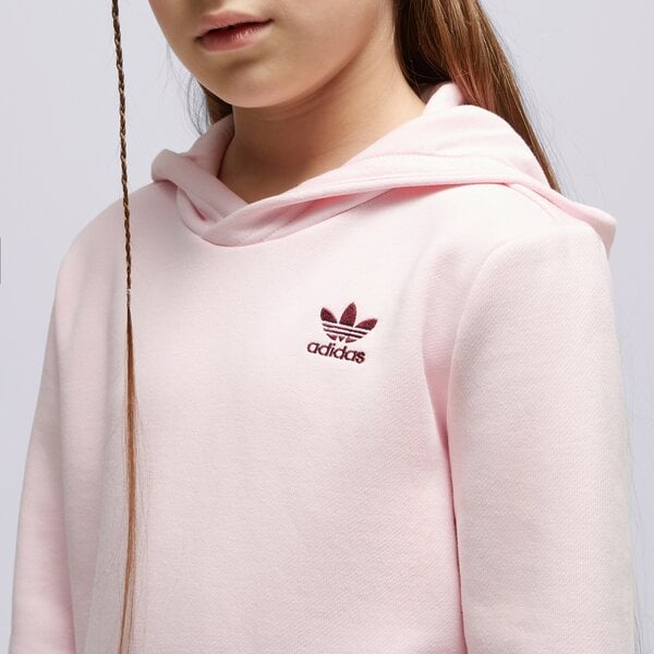 Детски суичър ADIDAS СУИТЧЪР С КАЧУЛКА HOODIE GIRL ij9715 цвят розов