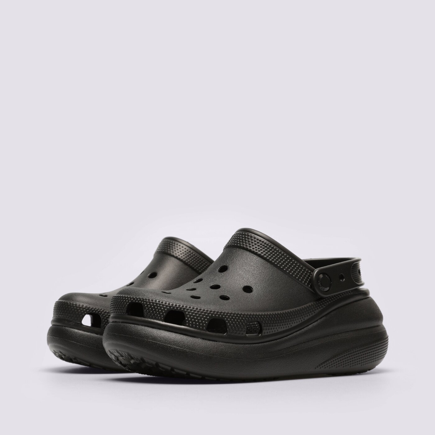 Дамски чехли и сандали CROCS CLASSIC CRUSH CLOG 207521-001 цвят черен