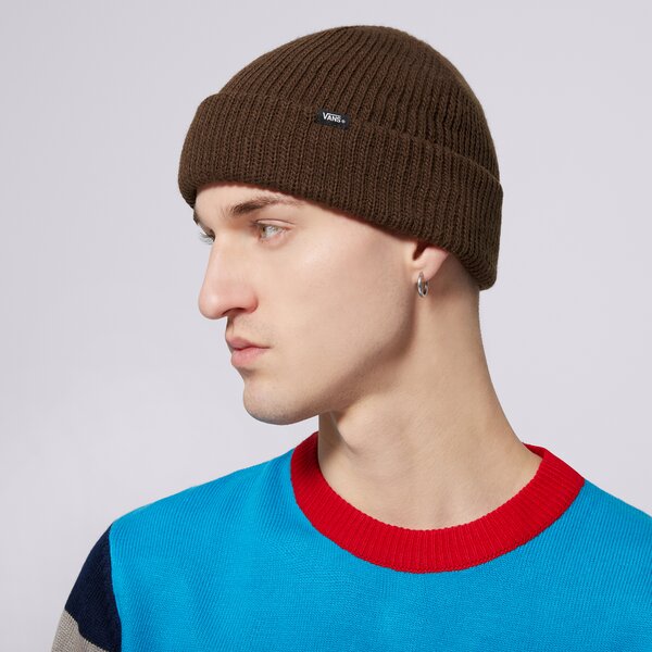 Дамска зимна шапка VANS ШАПКА MN CORE BASICS BEANIE vn000k9y3n11 цвят кафяв