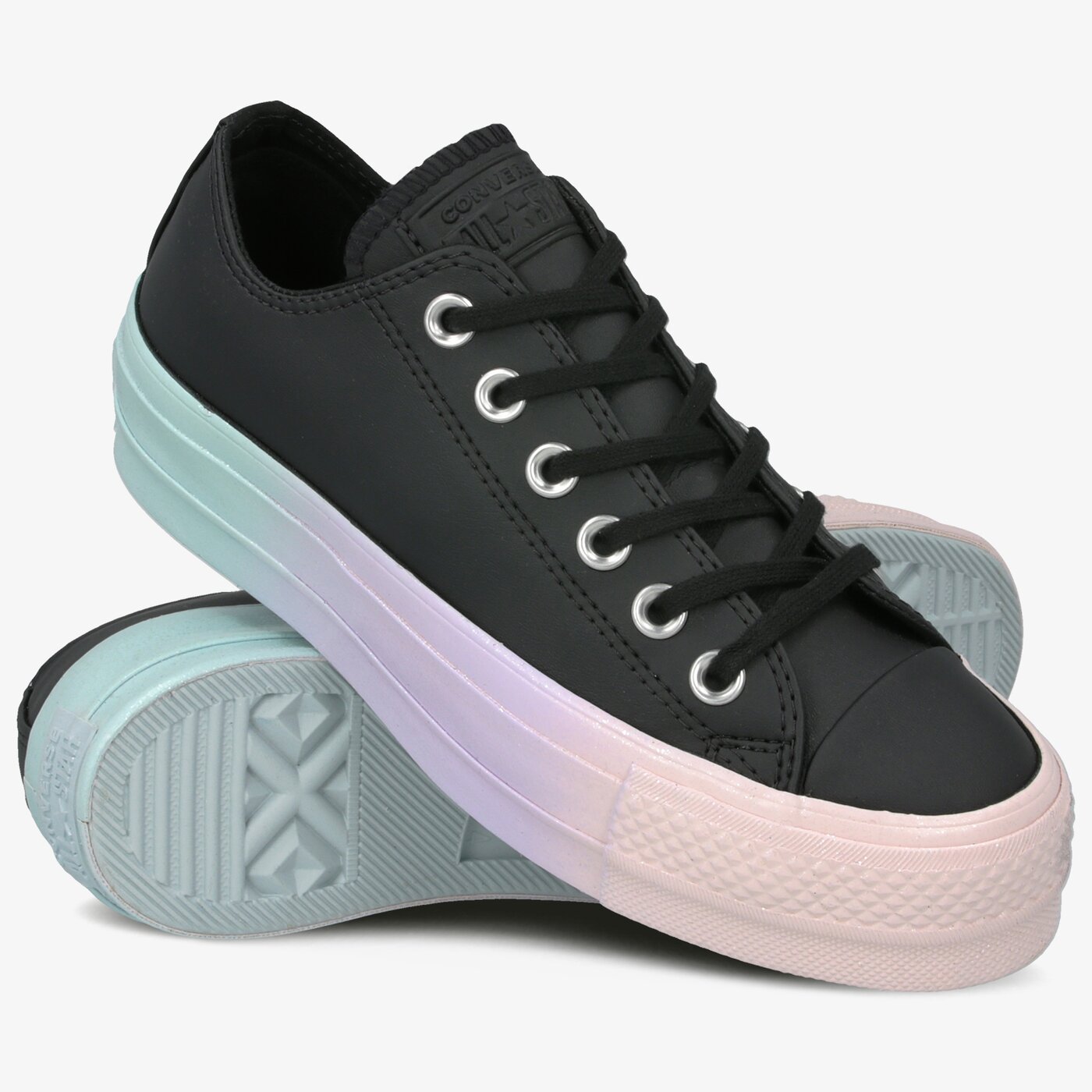 Дамски маратонки CONVERSE CHUCK TAYLOR ALL STAR LIFT 566157c цвят черен