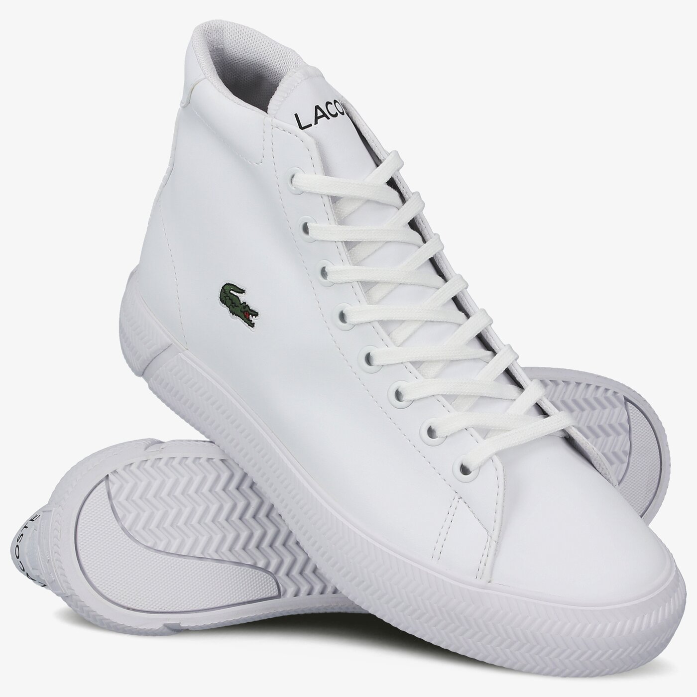 Детски маратонки LACOSTE GRIPSHOT MID 0120 2 CUJ 740cuj001021g цвят бял