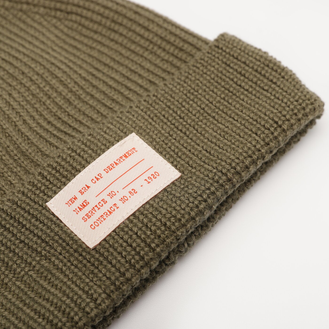 Мъжка зимна шапка NEW ERA ШАПКА WOOL MIX WATCH BEANIE NEW ERA NOV 60285125 цвят каки