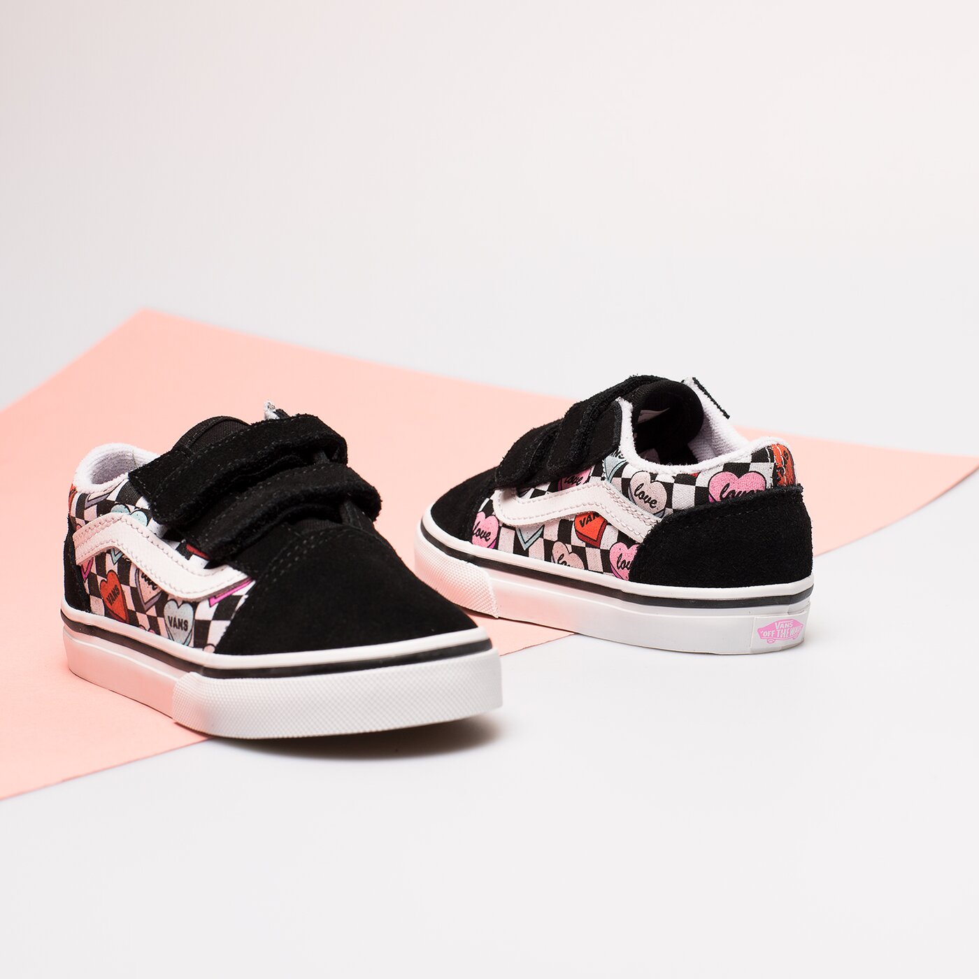 Детски маратонки VANS TD OLD SKOOL V vn000d3yaby1 цвят черен