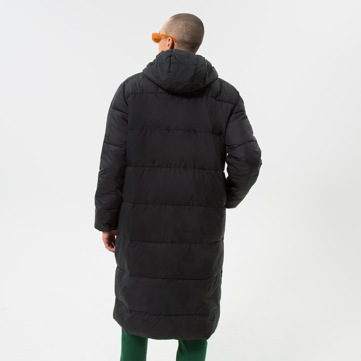 Мъжко зимно яке ELLESSE ЯКЕ ПУХЕН LONGLI BLK PADDED JACKET shl14018011 цвят черен