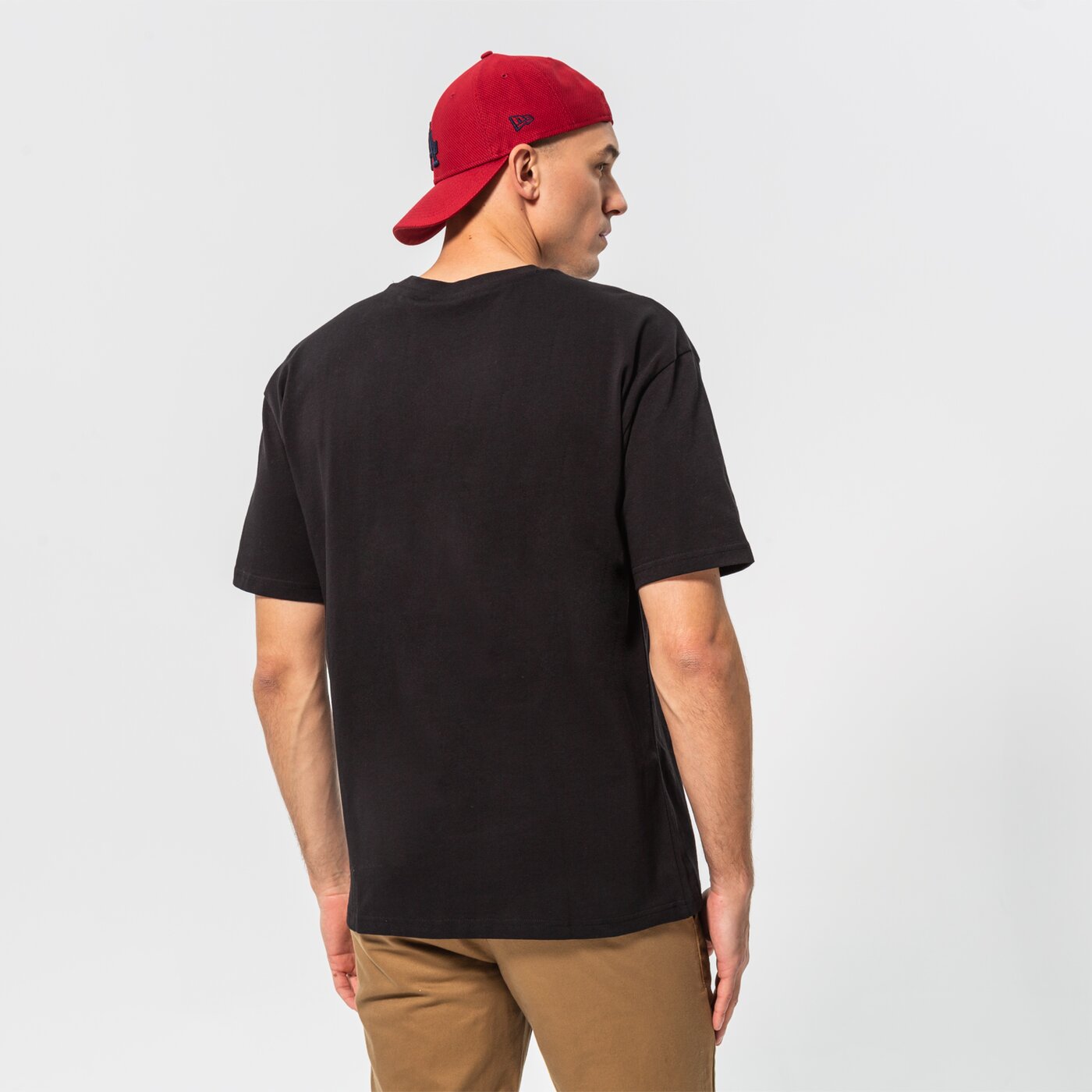 Мъжка тениска NEW ERA ТЕНИСКА NEW ERA RUBBER PATCH OS 12893043 цвят черен