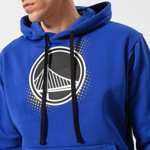 Мъжки суичър NIKE СУИТЧЪР С КАЧУЛКА GSW M NK FLC PO ESSNTL FTPK NBA dh9301-495 цвят син