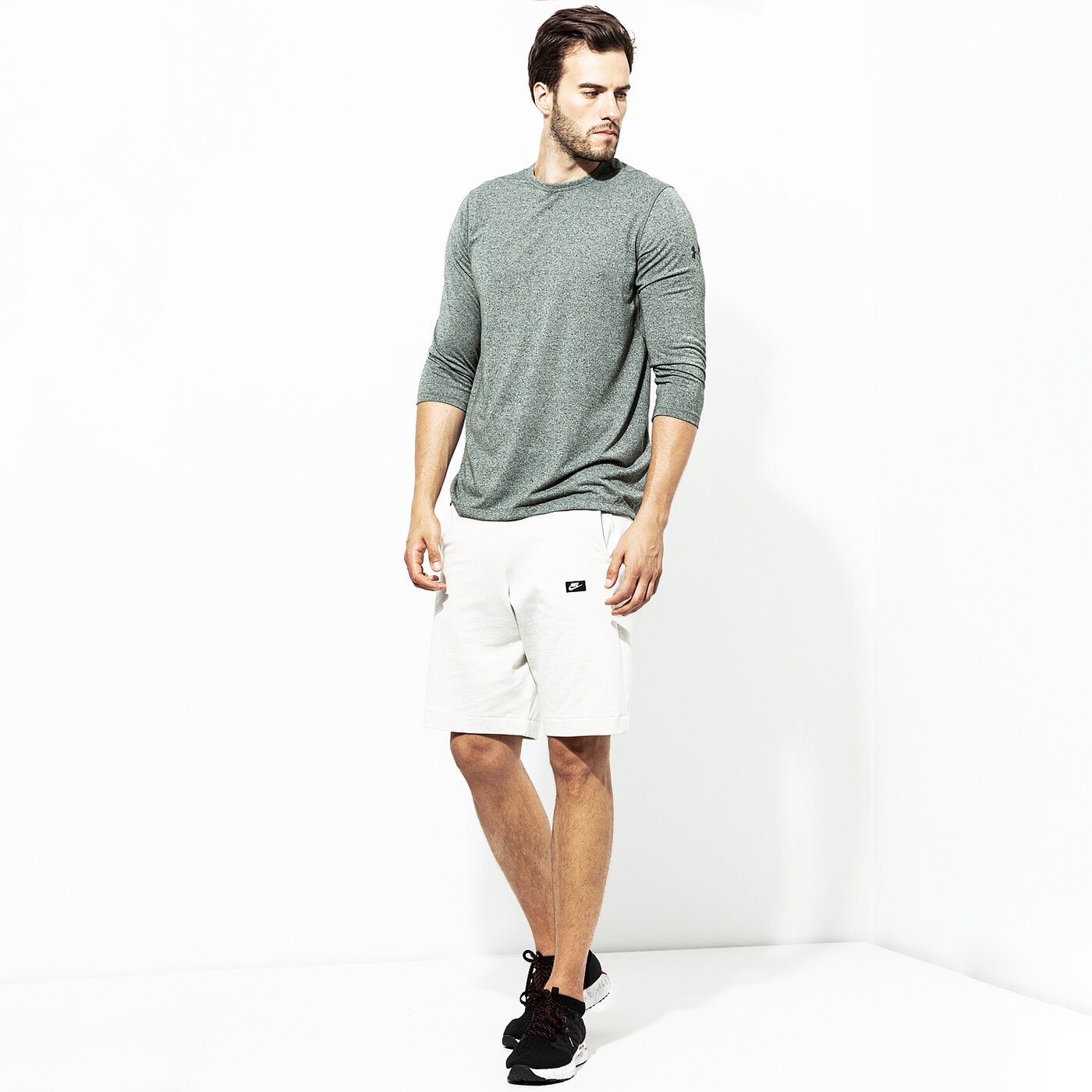 Мъжка тениска UNDER ARMOUR ТЕНИСКА LS THREADBORNE UTILITY T NOV 1316202-357 цвят зелен