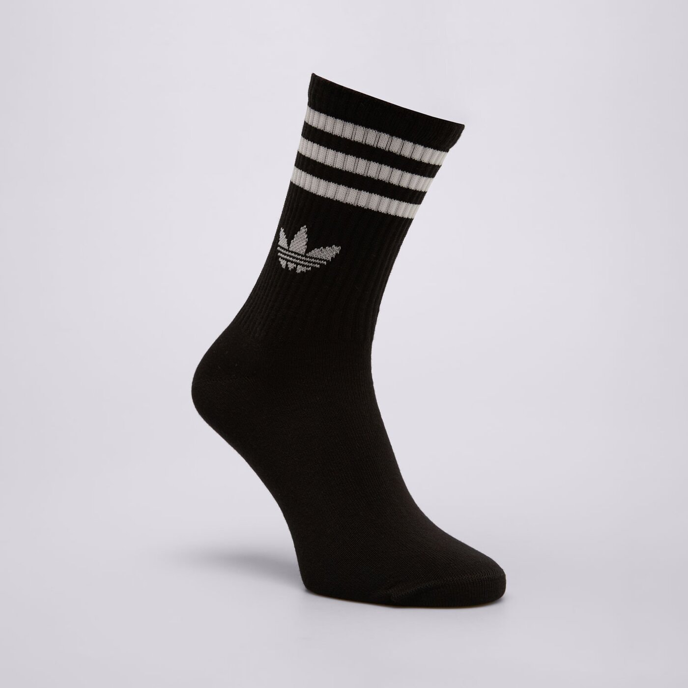 Дамски чорапи ADIDAS ЧОРАПИ 3S CREW S 3P jv7402 цвят черен