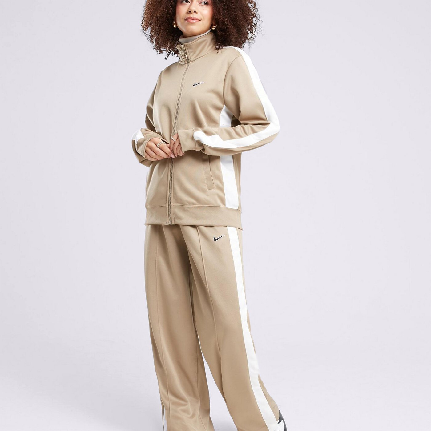 Дамски панталони NIKE ПАНТАЛОНИ W NSW PK PANT SW STREETSWEAR fz7279-247 цвят каки