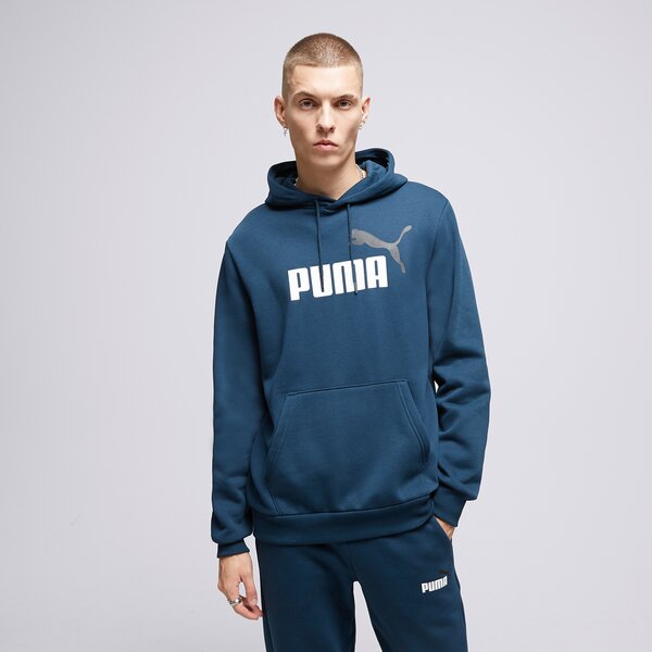 Мъжки суичър PUMA СУИТЧЪР С КАЧУЛКА CORE LL HD MARINA BLUE 58676471 цвят син