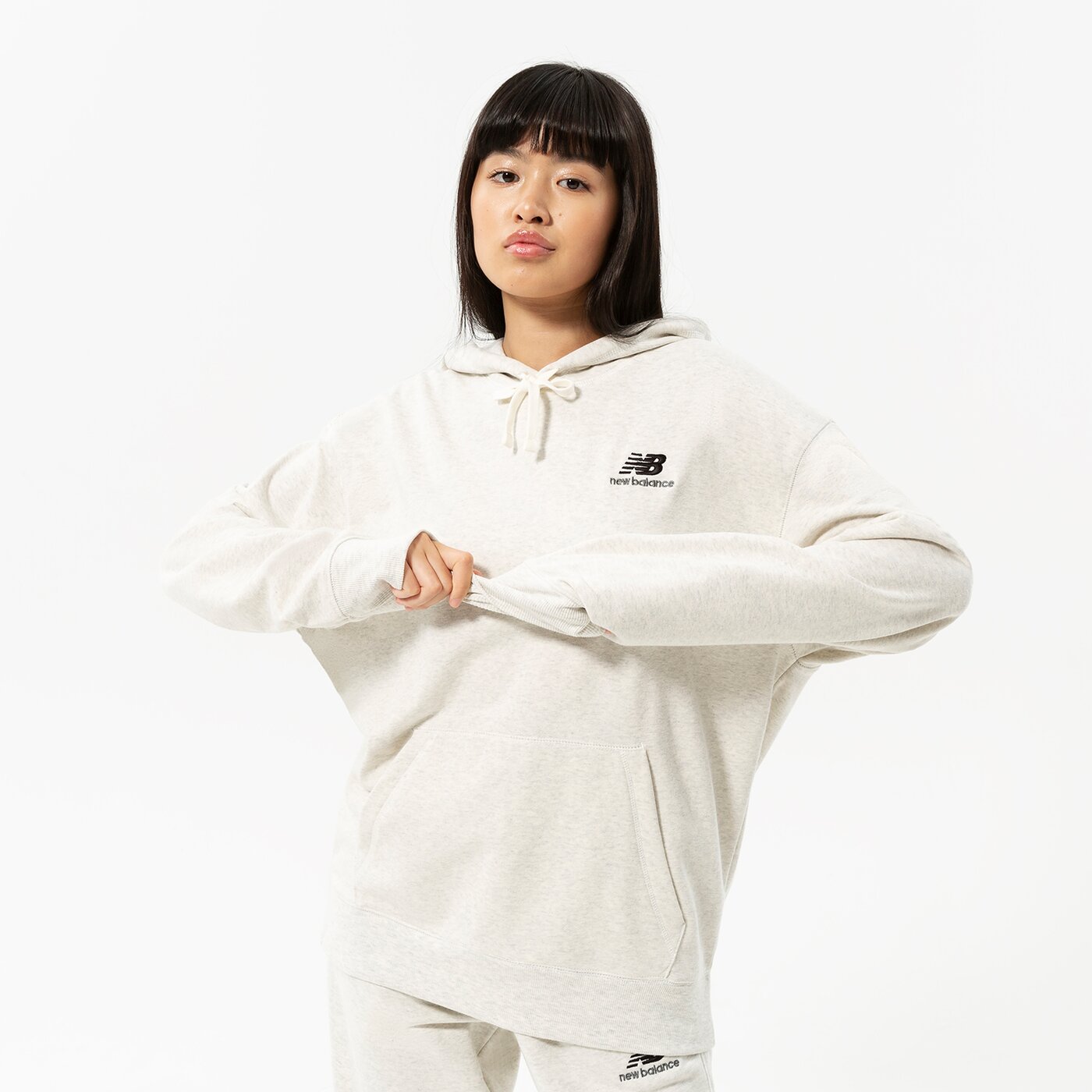 Мъжки суичър NEW BALANCE СУИТЧЪР С КАЧУЛКА NB ESSENTIALS UNI-SSENTIALS PO ut21500sah цвят сив