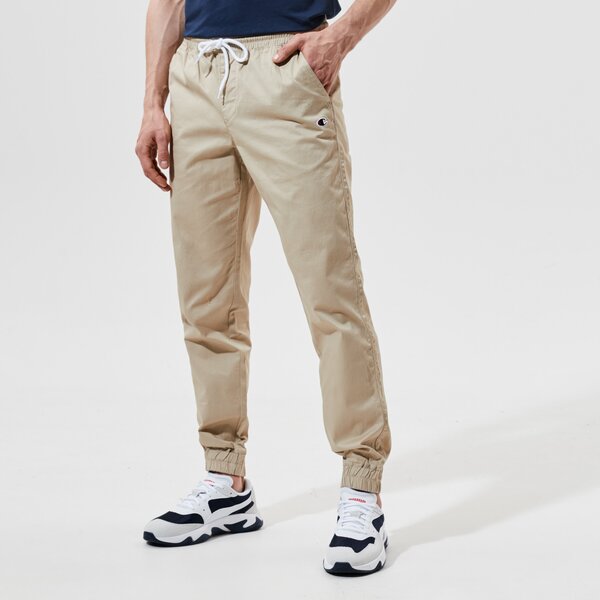 Мъжки панталони CHAMPION ПАНТАЛОНИ ELASTIC CUFF PANTS 214366ms025 цвят бежов