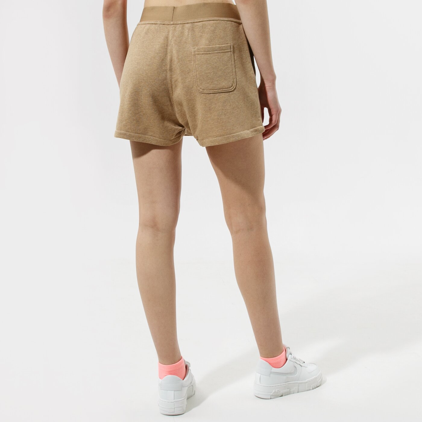 Дамски къси панталони ADIDAS ШОРТИ SHORTS gn4334 цвят кафяв