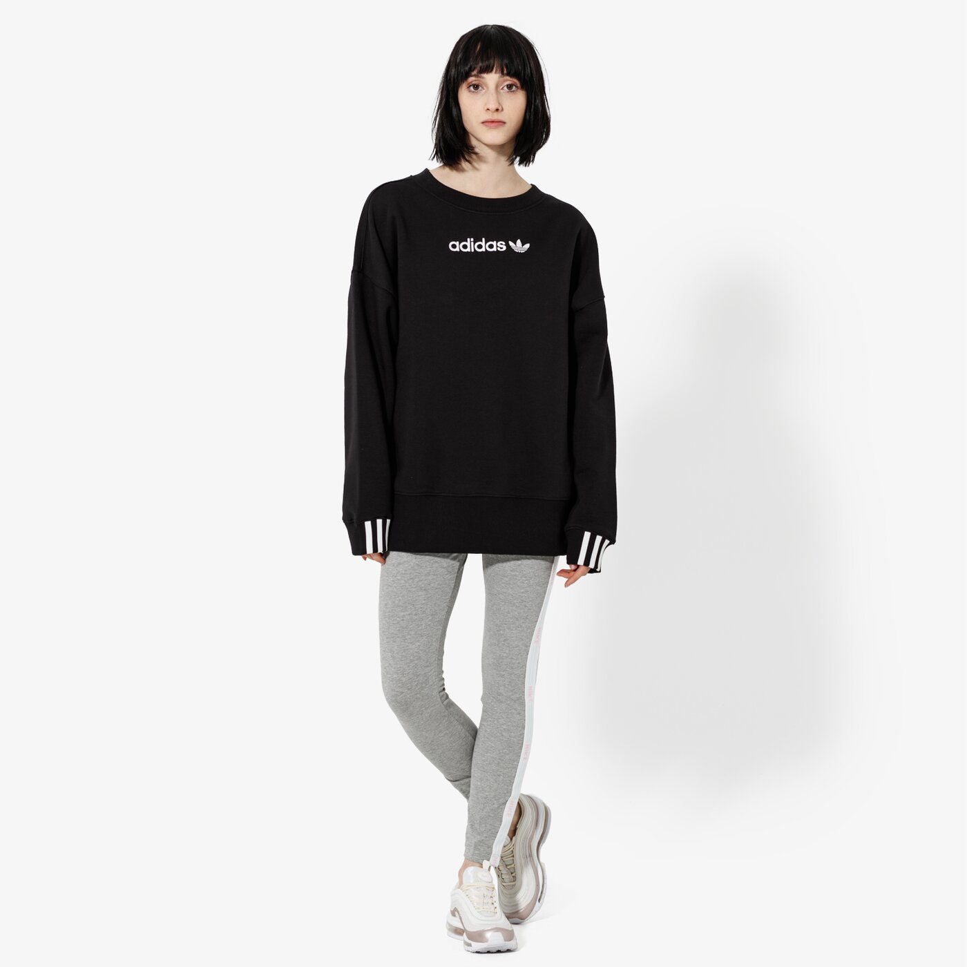 Дамски суичър ADIDAS СУИТЧЪР COEEZE SWEAT COEEZE du7193 цвят черен