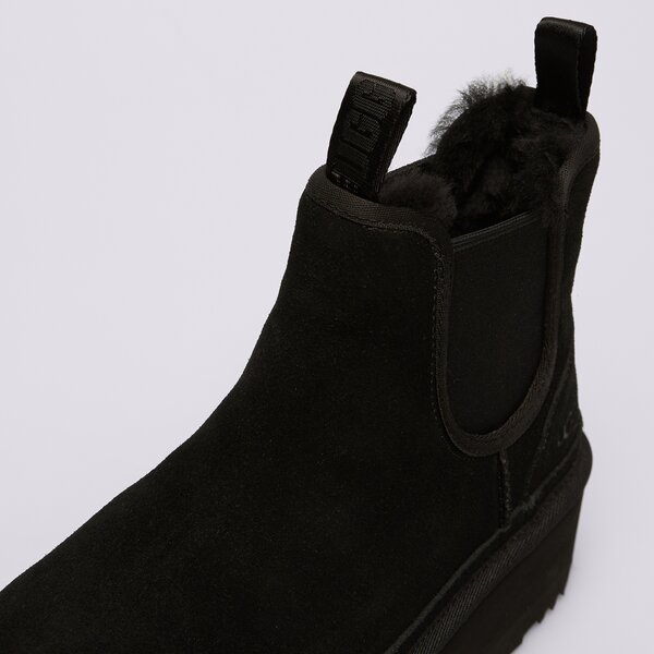 Дамски кежуал UGG NEUMEL PLATFORM CHELSEA 1134526-blk цвят черен