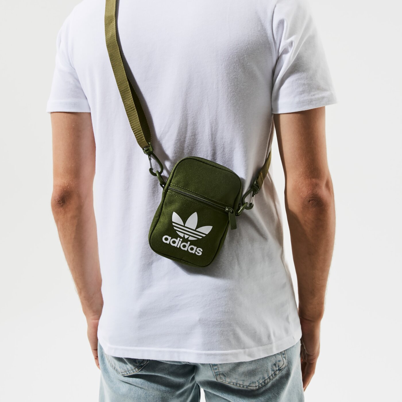 Дамски сак ADIDAS ЧАНТА FEST BAG TREF gn5462 цвят каки