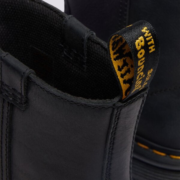 Дамски боти DR.MARTENS ZEBZAG LACE LESS LACELESS BOOT 42653001 цвят черен