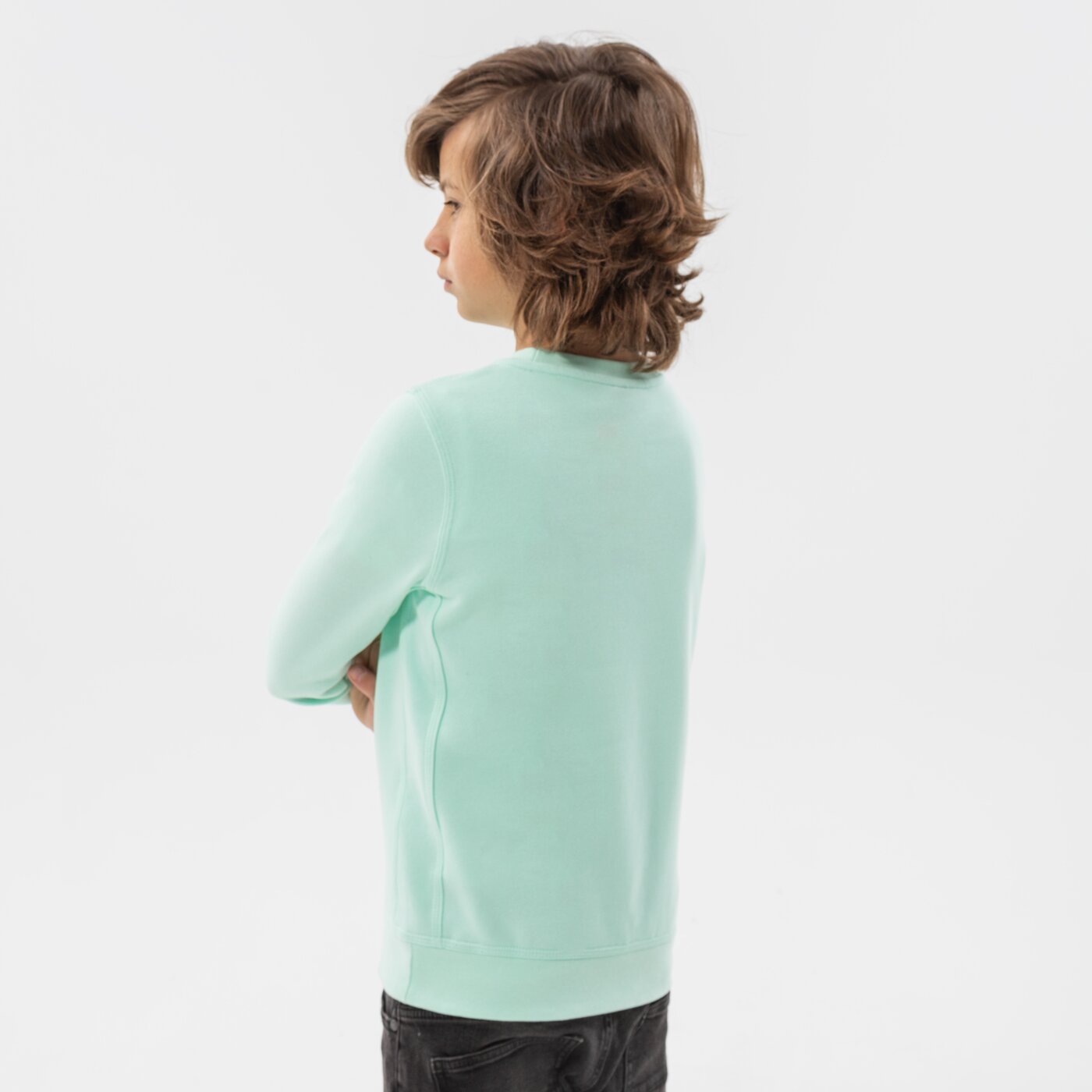 Детски суичър NIKE СУИТЧЪР NIKE SPORTSWEAR CLUB FLEECE BOY cv9297-379 цвят зелен