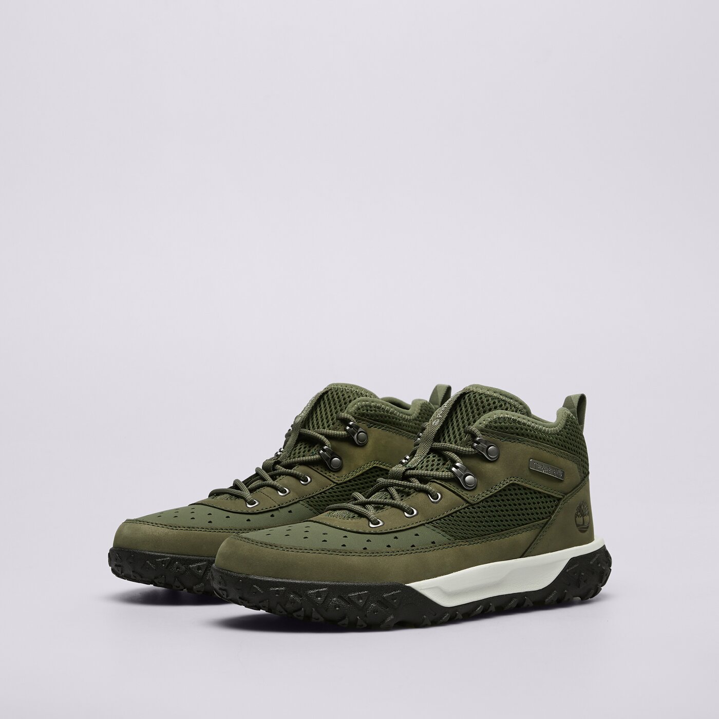 Детски зимни обувки TIMBERLAND GS MOTION 6 LTHR SUPER OX tb0a67rma581 цвят зелен