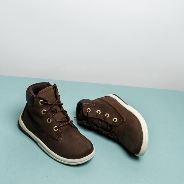 Детски боти TIMBERLAND TODDLE TRACKS 6" BOOT a1jvg цвят кафяв