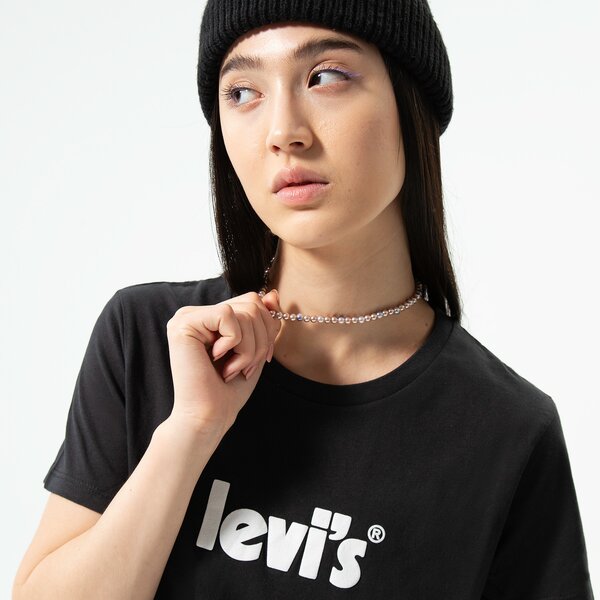 Дамска тениска LEVI'S ТЕНИСКА GRAPHIC TEES 17369-1756 цвят черен