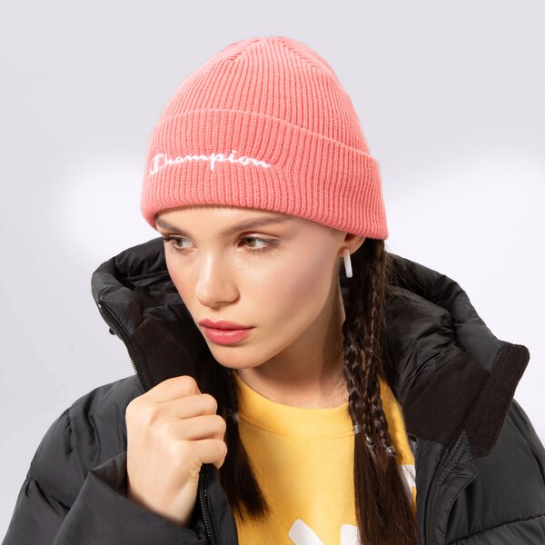 Дамска зимна шапка CHAMPION ШАПКА BEANIE CAP 805698ps171 цвят розов