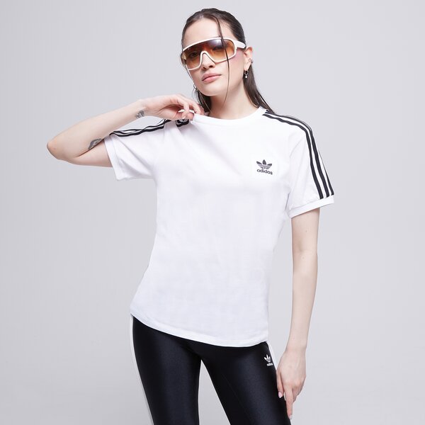 Дамска тениска ADIDAS ТЕНИСКА 3 STRIPES TEE ib7410 цвят бял