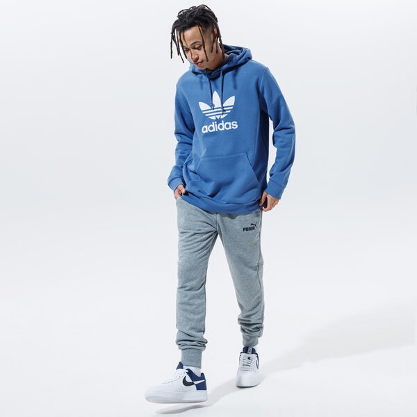 Мъжки суичър ADIDAS СУИТЧЪР С КАЧУЛКА TREFOIL HOODIE gn3460 цвят син