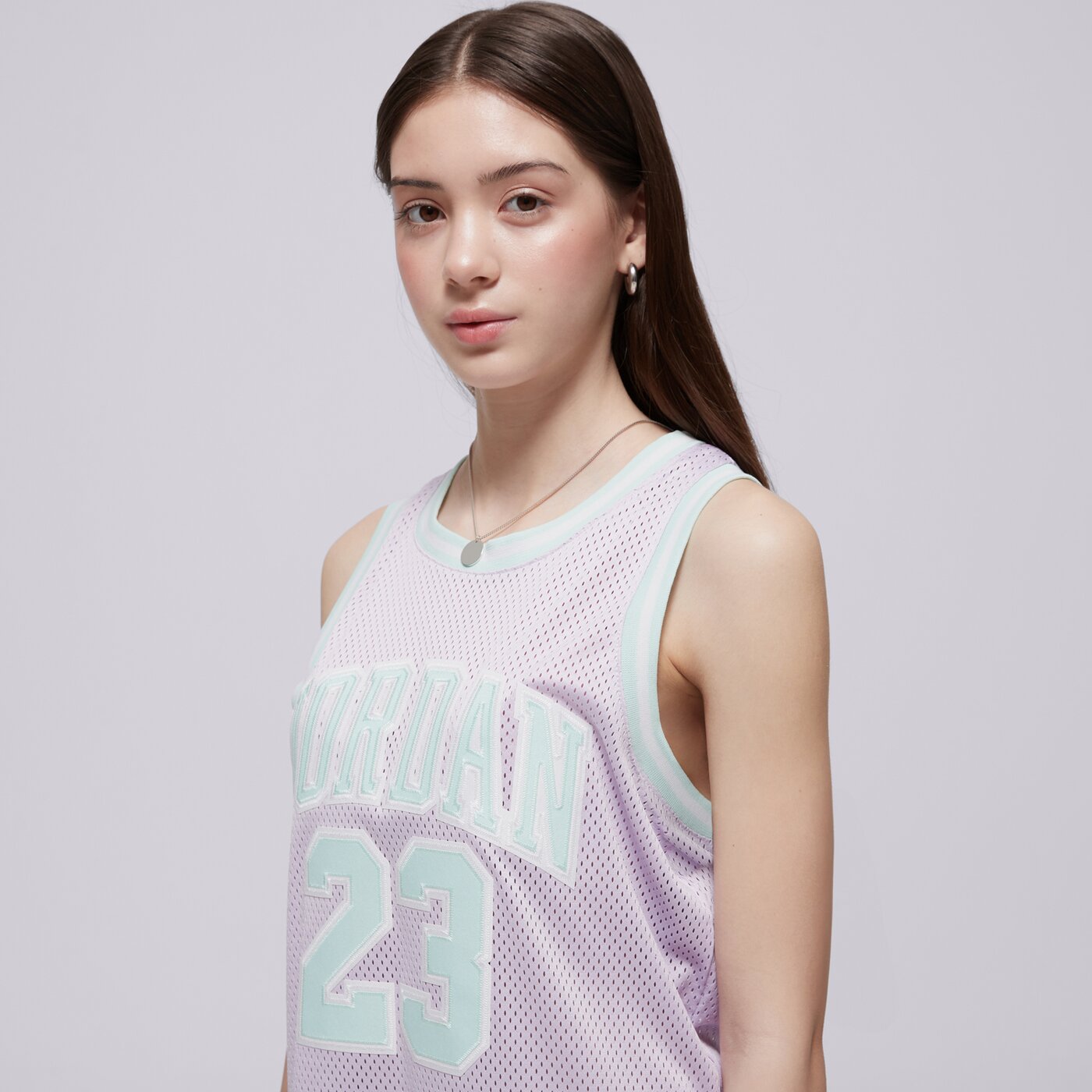 Детска тениска JORDAN ПОТНИК JDN JORDAN 23 JERSEY GIRL 45a773-p6i цвят виолетов